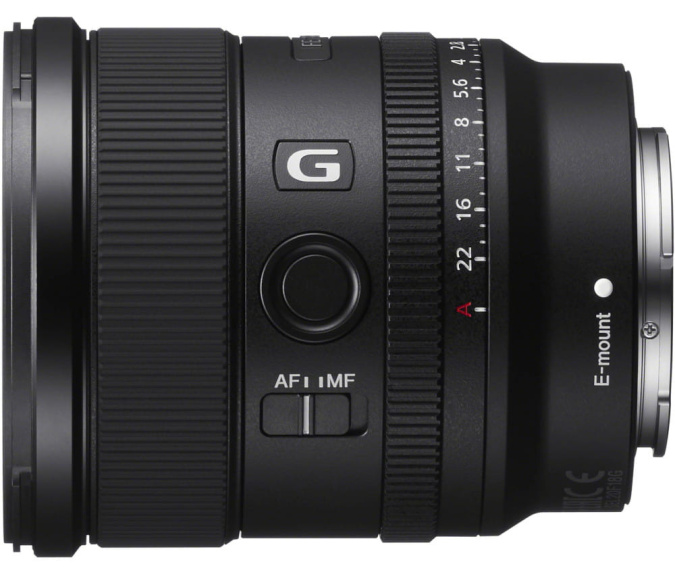 Obiektyw SONY FE 20mm F1.8 G | SEL20F18G