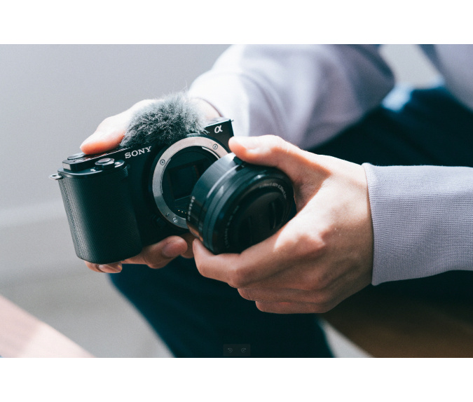 Aparat SONY ZVE10 + Obiektyw SELP1650 | ZV-E10L