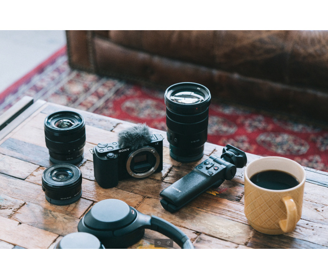 Aparat SONY ZVE10 + Obiektyw SELP1650 | ZV-E10L