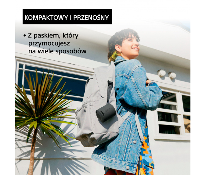 Głośnik Bluetooth SONY | SRS-XB100H Jasnoszary