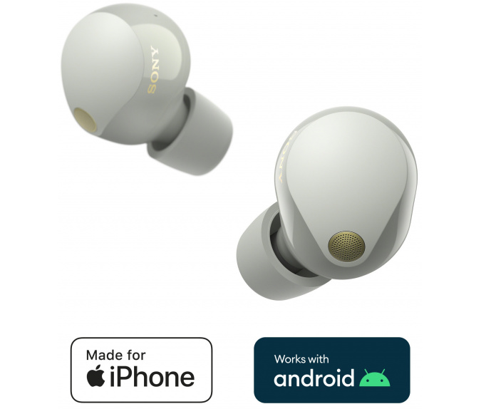 Słuchawki Bezprzewodowe SONY | WF-1000XM5S Srebrne