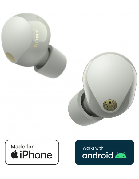 Słuchawki Bezprzewodowe SONY | WF-1000XM5S Srebrne