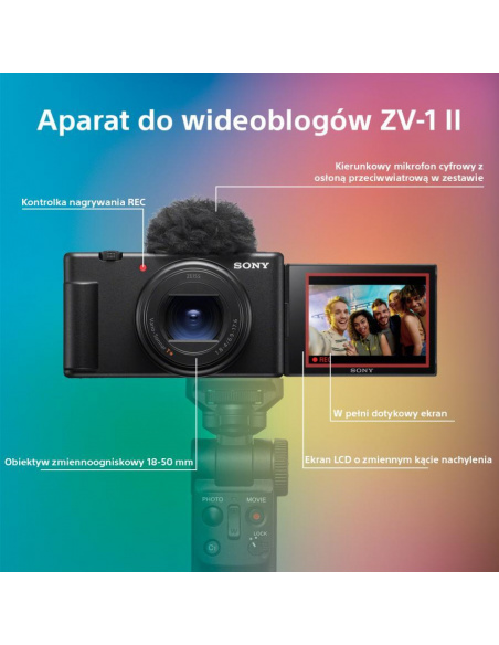 Aparat do wideoblogów SONY ZV-1 II | ZV1M2BDI