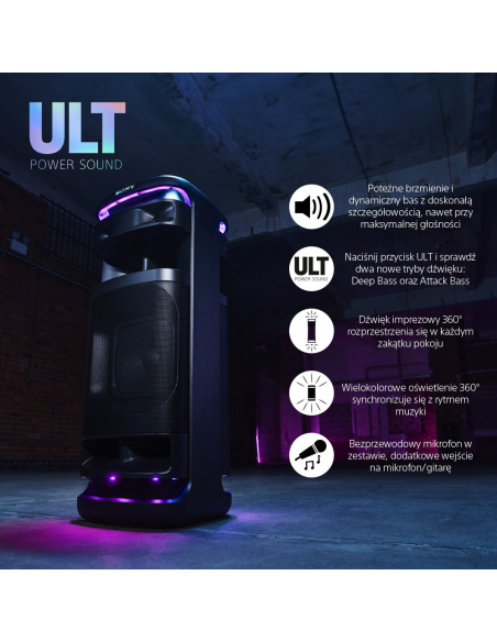 Głośnik Sony ULT Tower 10 | SRS-ULT1000