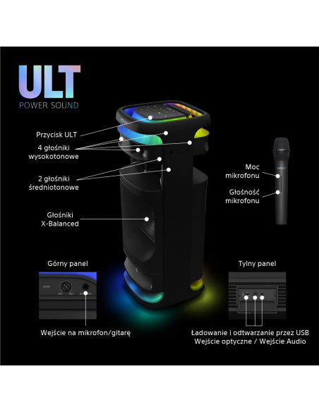 Głośnik Sony ULT Tower 10 | SRS-ULT1000