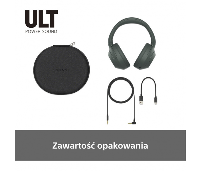 Słuchawki bezprzewodowe SONY | WH-ULT900NH Szare