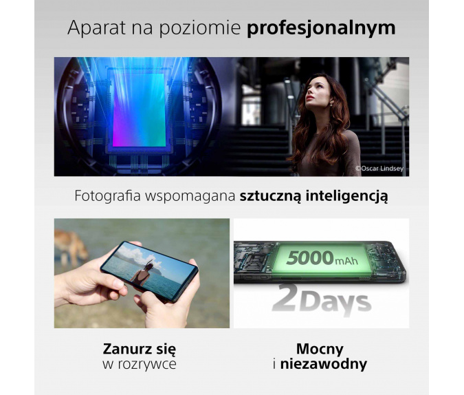 Smartfon Sony Xperia 1 VI 12/256 GB Czarny