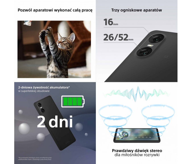 Smartfon Sony Xperia 10 VI 8/128 GB Biały