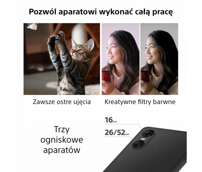 Smartfon Sony Xperia 10 VI 8/128 GB Czarny