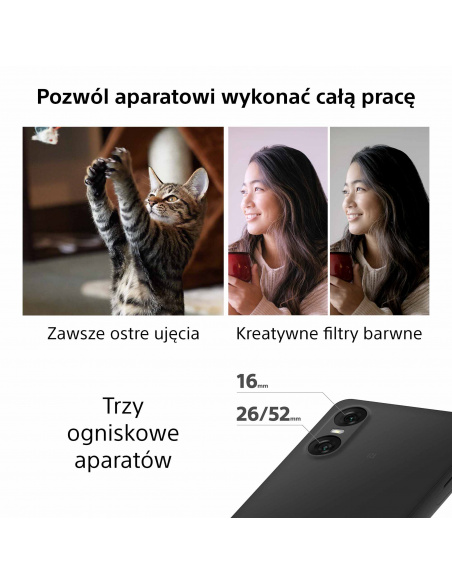 Smartfon Sony Xperia 10 VI 8/128 GB Czarny