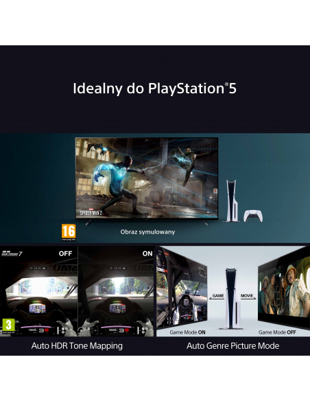 Telewizor SONY BRAVIA 9 MiniLED 75" | K-75XR90