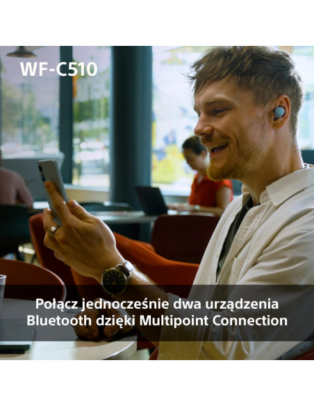 Słuchawki bezprzewodowe SONY | WF-C510W Białe