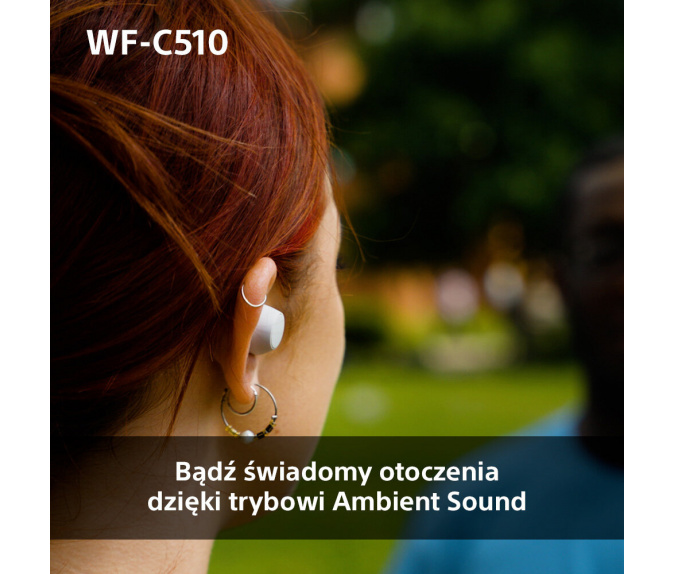Słuchawki bezprzewodowe SONY | WF-C510W Białe