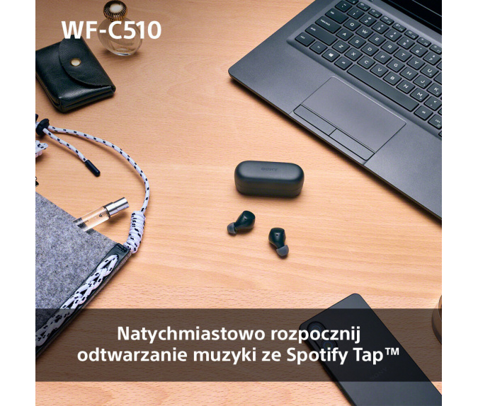 Słuchawki bezprzewodowe SONY | WF-C510Y Żółte
