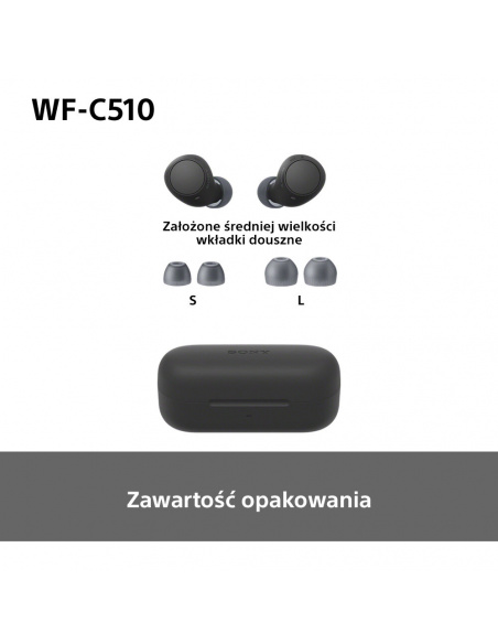 Słuchawki bezprzewodowe SONY | WF-C510Y Żółte