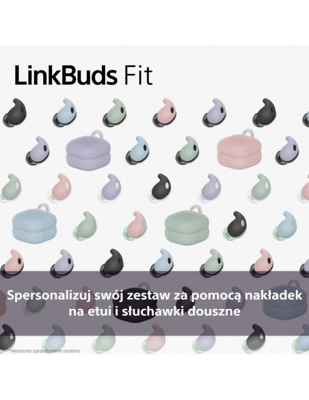 Osłona etui do słuchawek SONY LinkBuds Fit | HAC-LS910NCG