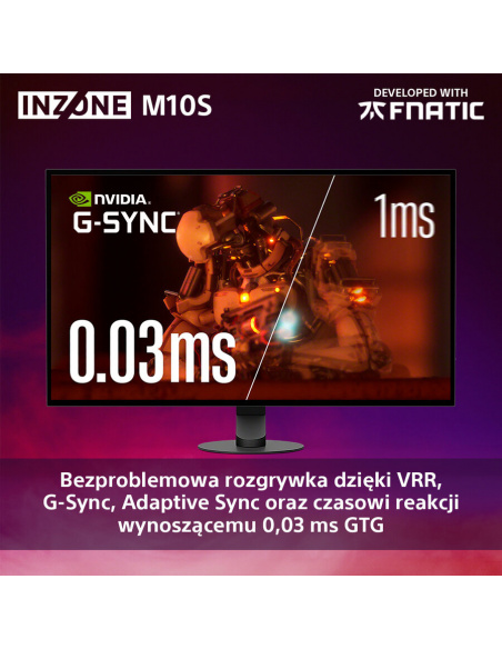 Monitor gamingowy SONY Inzone M10S | SDM27Q10SB Monitor gamingowy SONY Inzone M10S | SDM27Q10SB