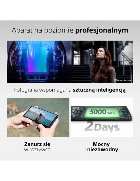Smartfon Sony Xperia 1 VI 12/512 GB Szkarłatny