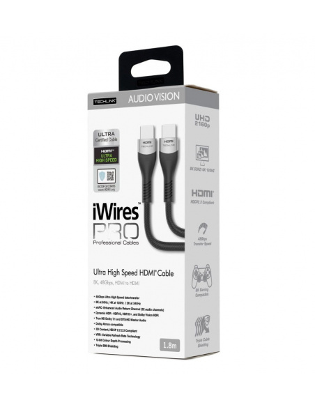 Przewód HDMI Techlink iWires Pro HDMI 8K 1.8m | 711818