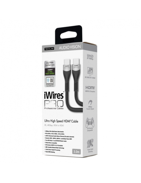 Przewód HDMI Techlink iWires Pro HDMI 8K 3m | 711803