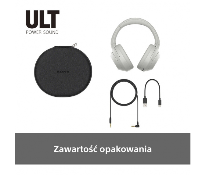 OUTLET: Słuchawki bezprzewodowe SONY | WH-ULT900NW Białe