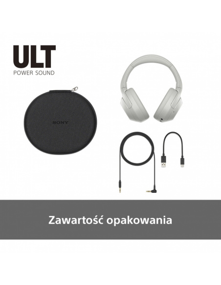 OUTLET: Słuchawki bezprzewodowe SONY | WH-ULT900NW Białe