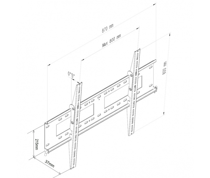 Uchwyt do TV ART 37" - 100" | AR-88XL