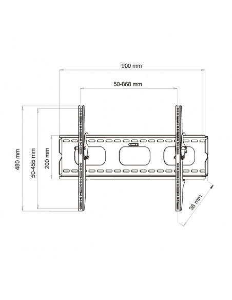 Uchwyt do TV ART 42" - 100" | AR-11