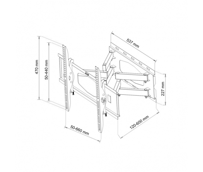Uchwyt do TV ART 32" - 80" | AR-65