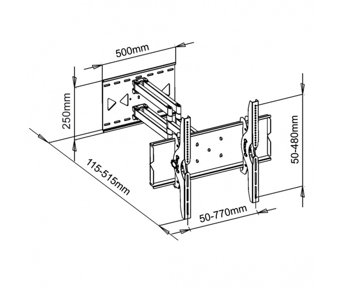 Uchwyt do TV ART 32" - 100" | AR-24