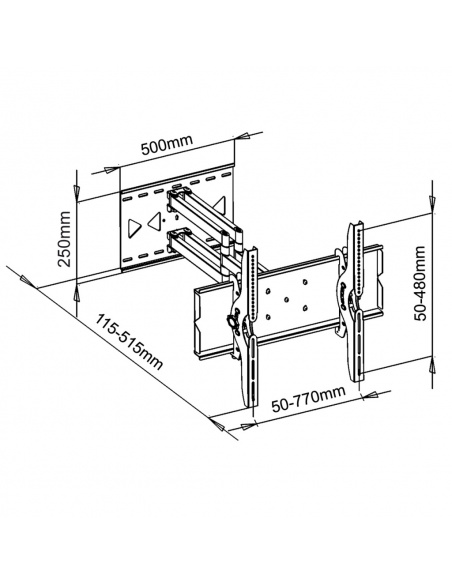Uchwyt do TV ART 32" - 100" | AR-24