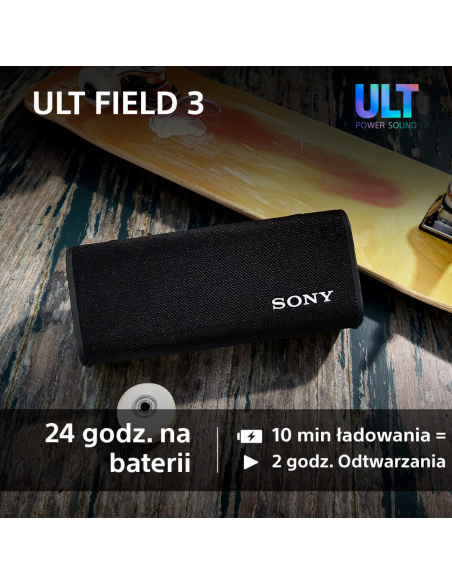 Głośnik bluetooth SONY ULT FIELD 3 | SRS-ULT30B Czarny