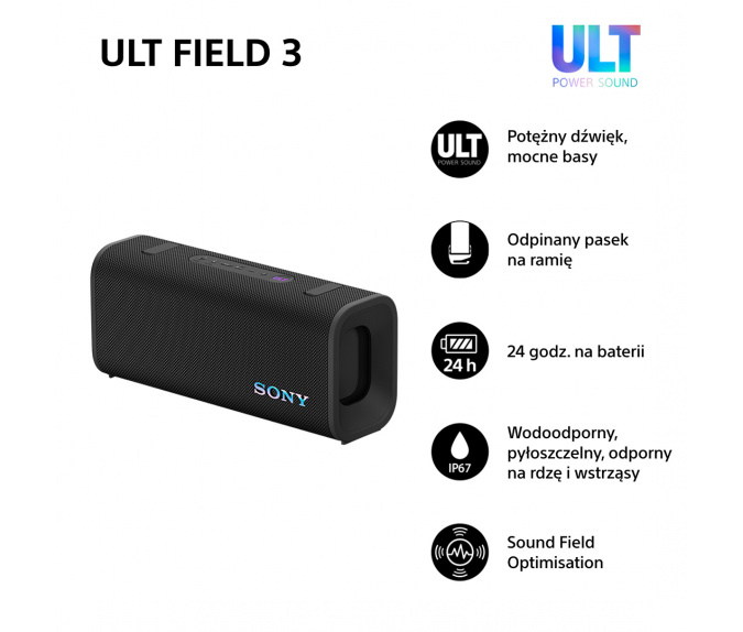 Głośnik bluetooth SONY ULT FIELD 3 | SRS-ULT30W Biały