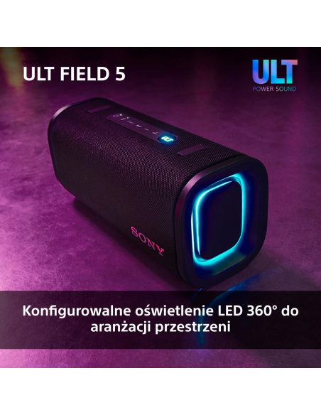 Głośnik bluetooth SONY ULT FIELD 5 | SRS-ULT50B Czarny