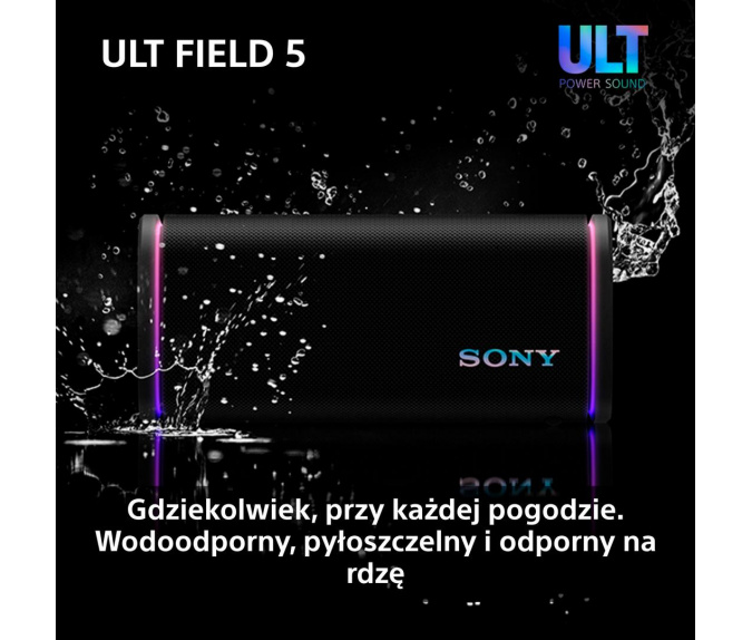 Głośnik bluetooth SONY ULT FIELD 5 | SRS-ULT50B Czarny