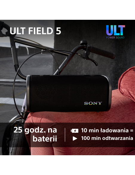 Głośnik bluetooth SONY ULT FIELD 5 | SRS-ULT50B Czarny