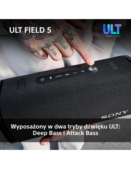 Głośnik bluetooth SONY ULT FIELD 5 | SRS-ULT50B Czarny