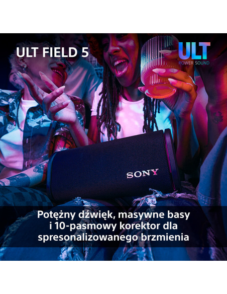 Głośnik bluetooth SONY ULT FIELD 5 | SRS-ULT50B Czarny
