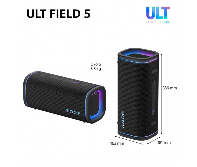 Głośnik bluetooth SONY ULT FIELD 5 | SRS-ULT50W Biały
