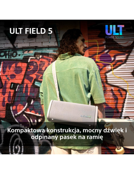 Głośnik bluetooth SONY ULT FIELD 5 | SRS-ULT50W Biały