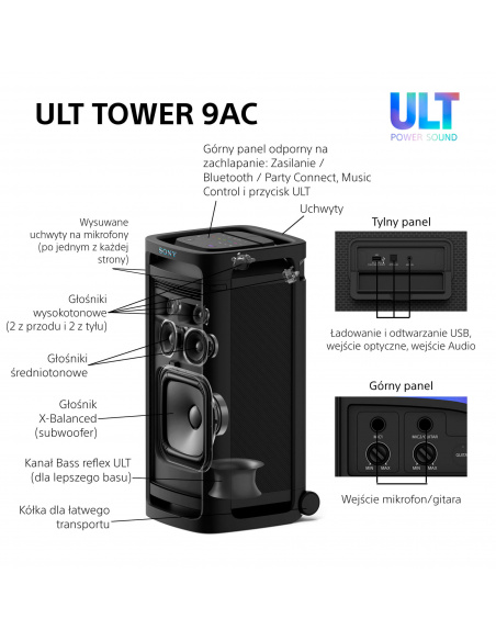 Głośnik Sony ULT Tower 9AC | SRS-ULT900AC