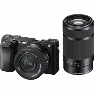 Aparat SONY α6100a + Obiektyw SELP1650 II i SEL55210 | ILCE-6100AX