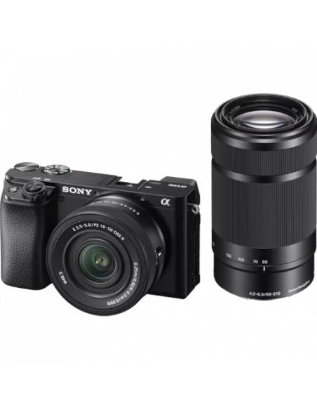 Aparat SONY α6100a + Obiektyw SELP1650 II i SEL55210 | ILCE-6100AX
