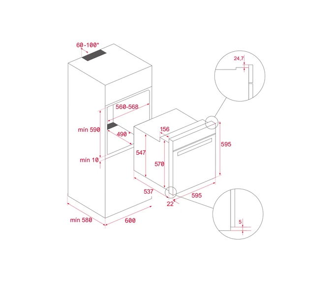 Piekarnika TEKA | HSB 620 P Biały
