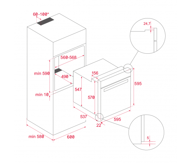 Piekarnik TEKA | HLB 8600 LB Brązowy