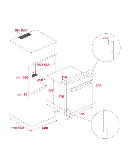 Piekarnik TEKA | HLB 8600 LB Brązowy