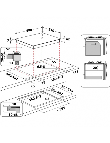 Płyta gazowa Whirlpool | AKTL 629/S