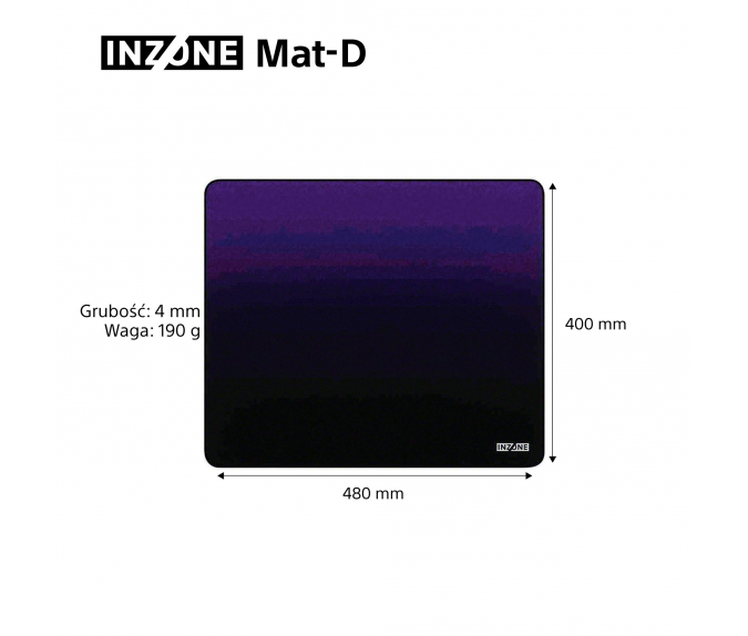 Podkładka pod myszkę INZONE Mat-D | MPDD700B