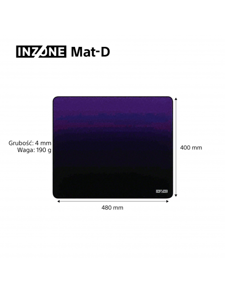 Podkładka pod myszkę INZONE Mat-D | MPDD700B
