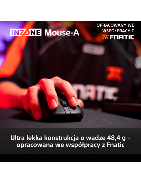 Bezprzewodowa myszka gamingowa INZONE Mouse-A | MSEG500B